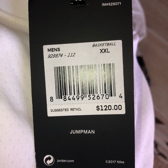 Kobe Bryant All Star Jersey NWT. White. SZ L/XXL - Picture 7 of 7
